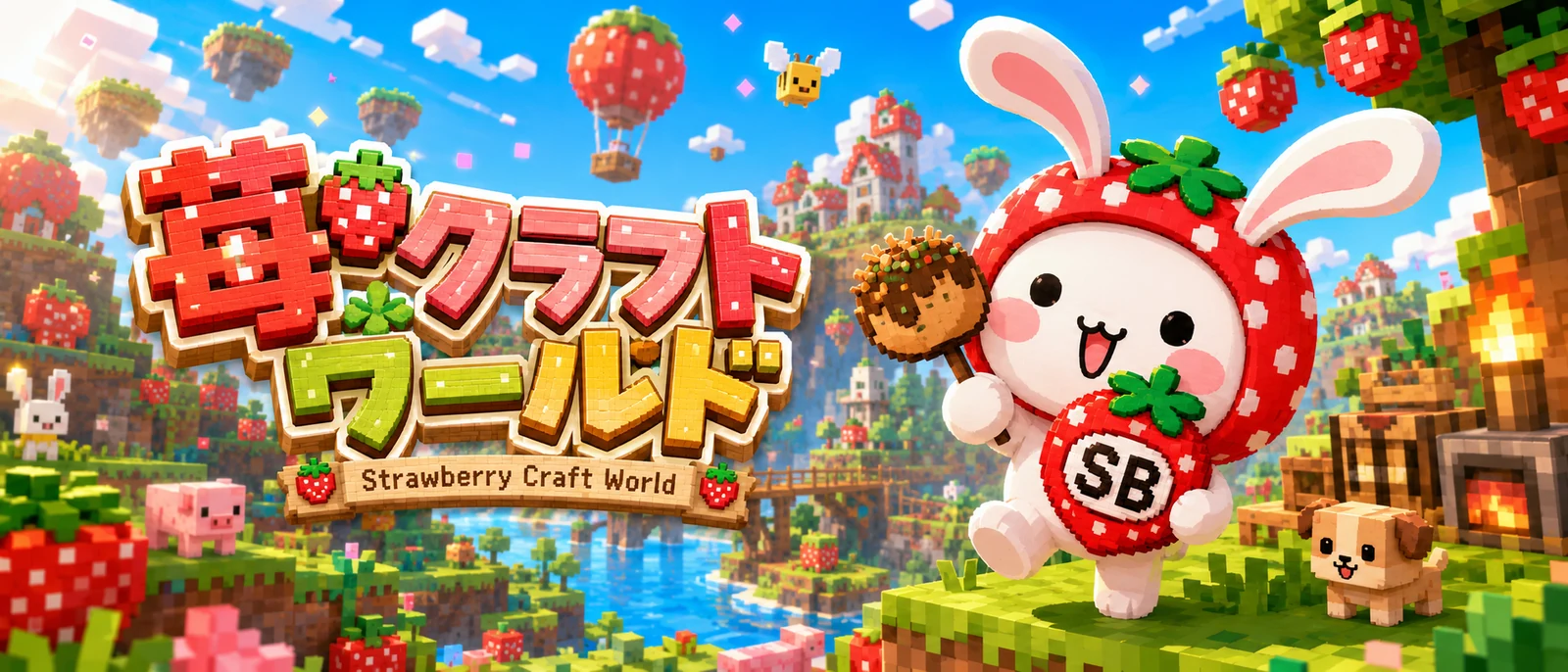 苺クラフトワールド Strawberry Craft World